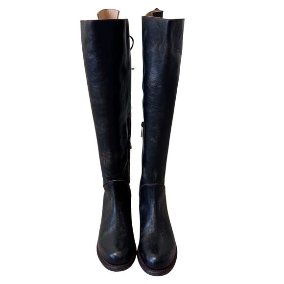 BED STU Manchester tall equestrian style boot Black Hand Wash Size 9  NIB - Picture 4 of 9